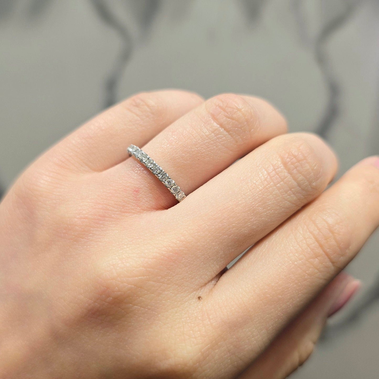 Classic Diamond Pave Band