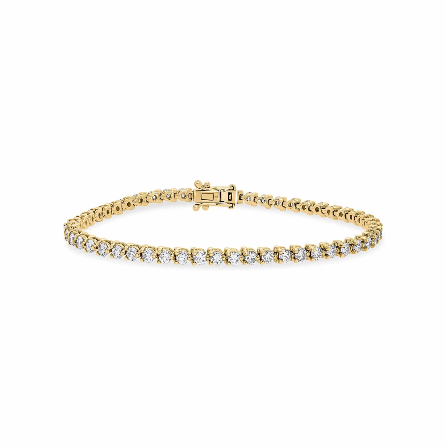 3 Prong Diamond Tennis Bracelet (3.02ct)