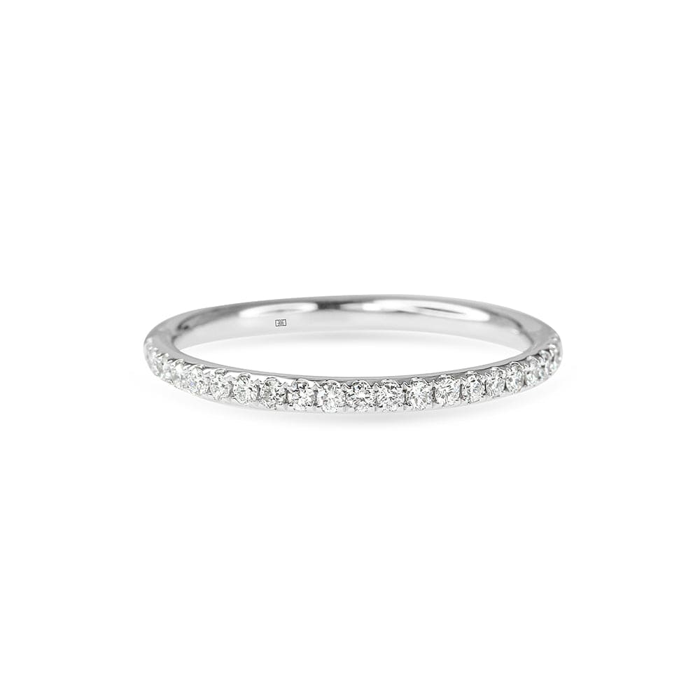 Petite Diamond Pave Wedding Band