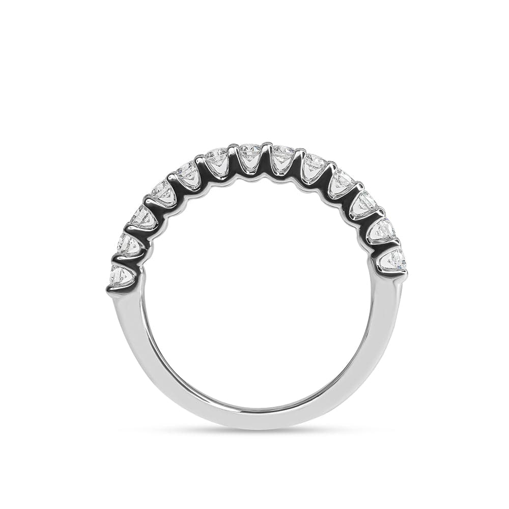 Olivia U-Shape Scalloped Diamond Wedding Band