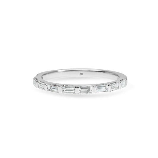Florence Baguette Diamond Wedding Band
