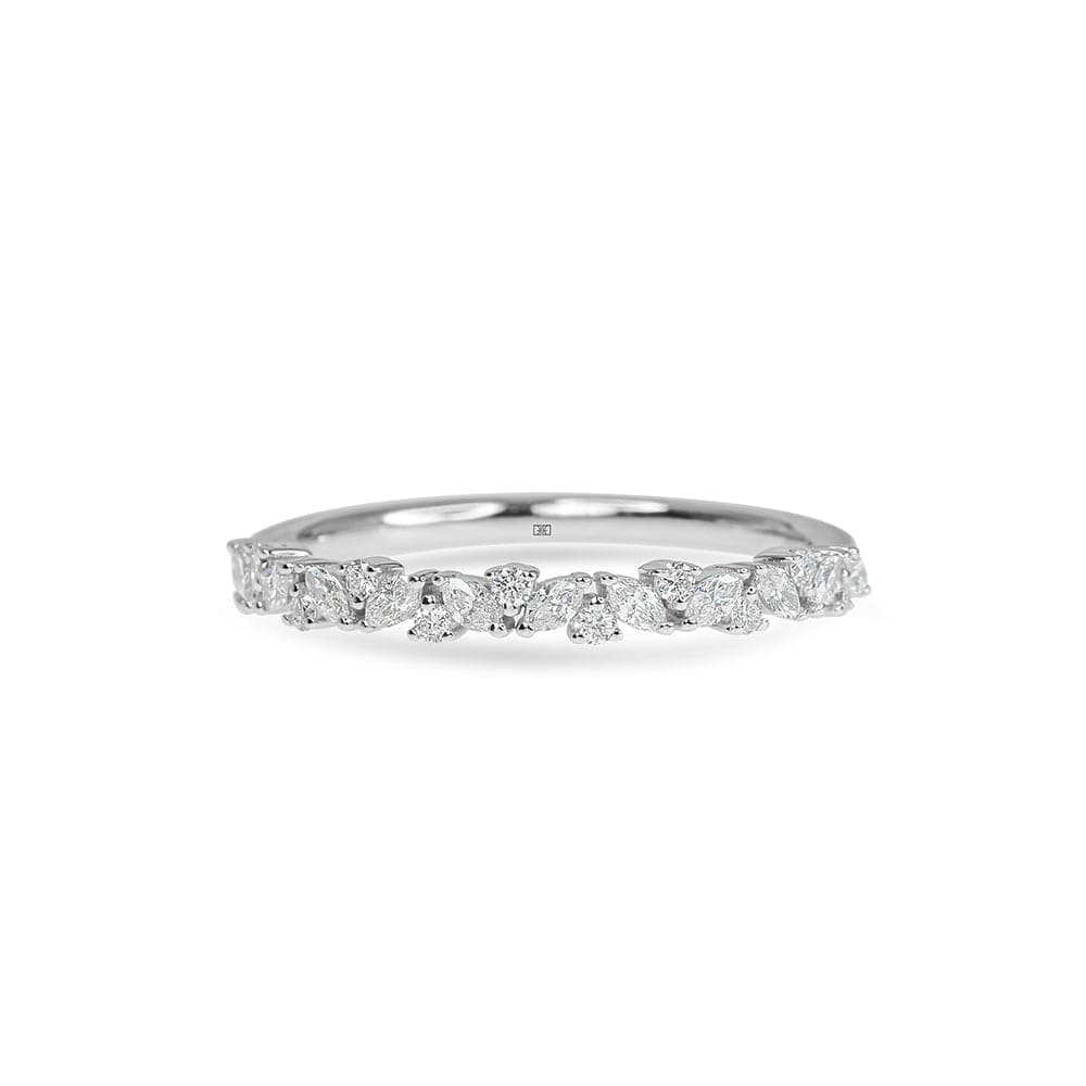 Isabelle Marquise & Round Wedding Band