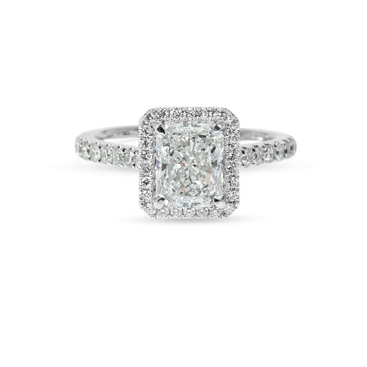 Tangier Radiant Cut Halo Engagement Ring