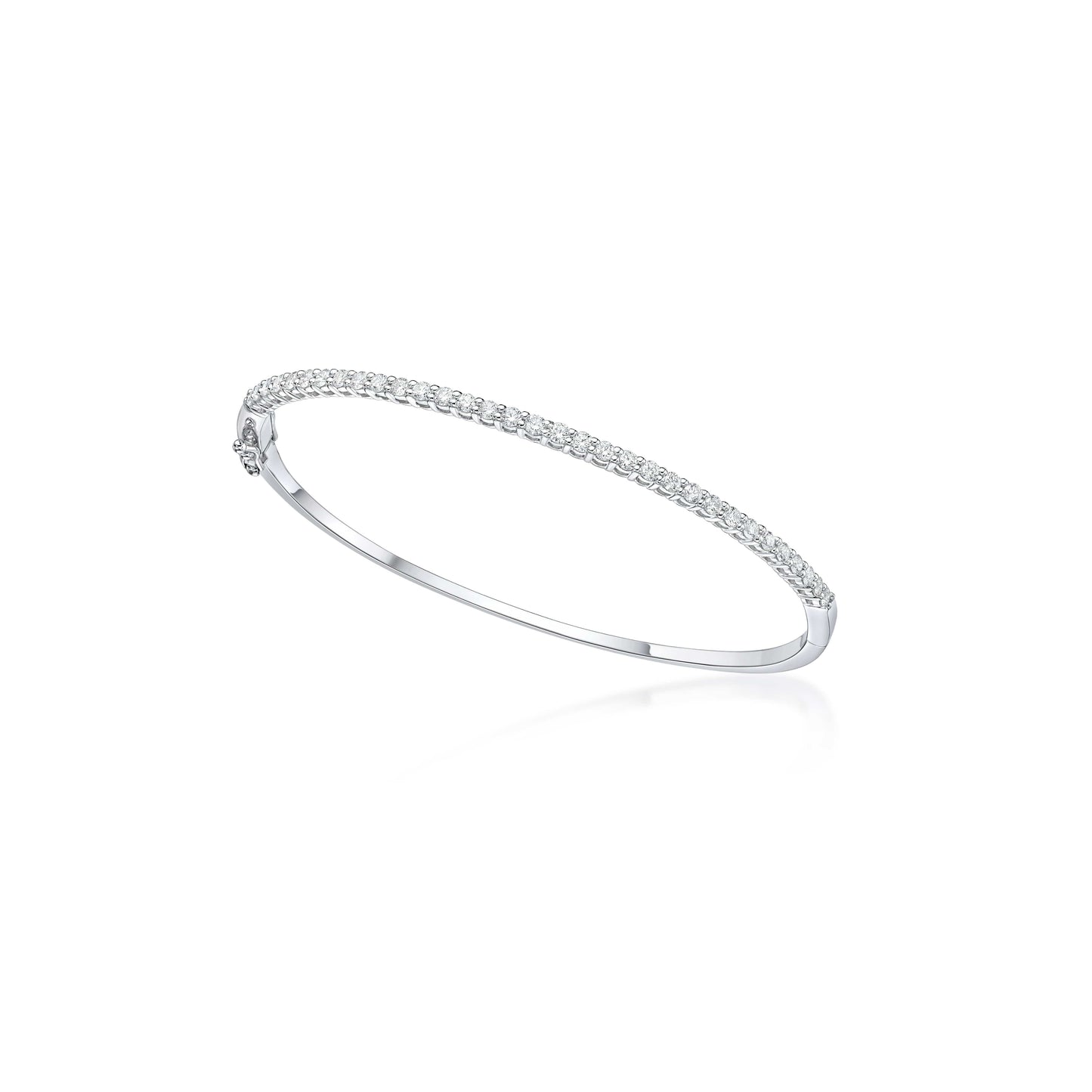 1.00ct Diamond Basket Set Bangle