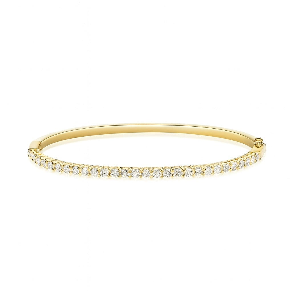 1.00ct Diamond Basket Set Bangle