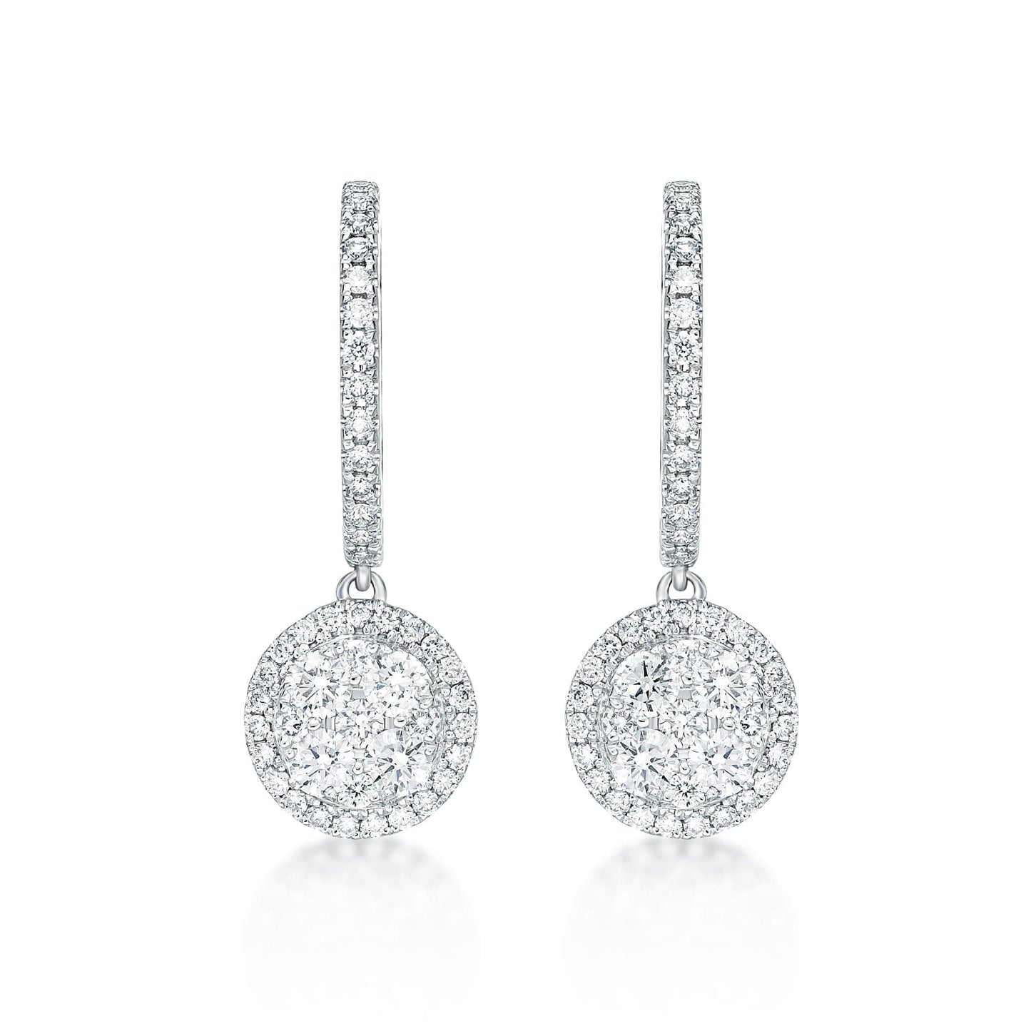 Orbit Diamond Drop Earrings