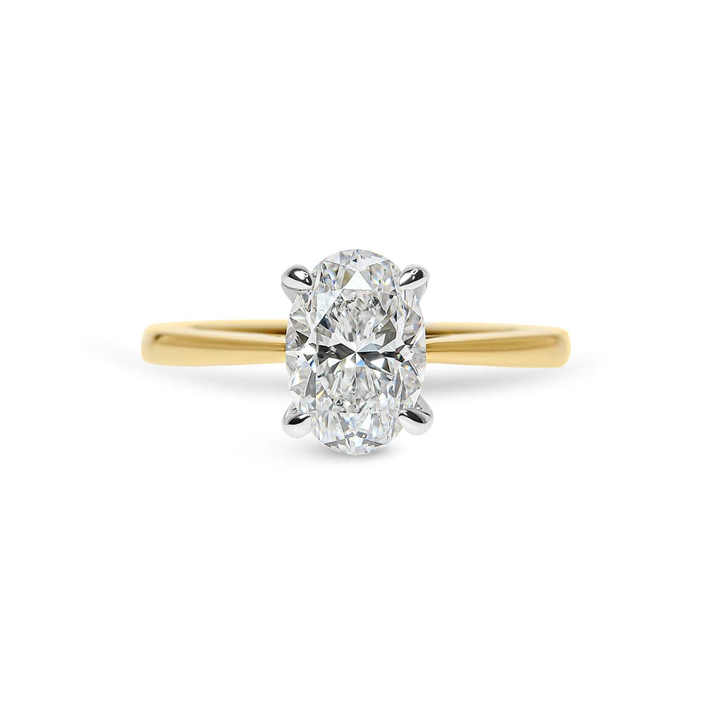 Verona Oval Diamond Engagement Ring