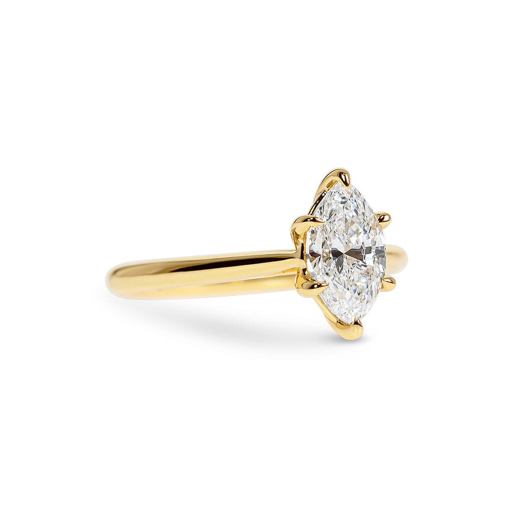 Miami Solitaire Marquise Cut