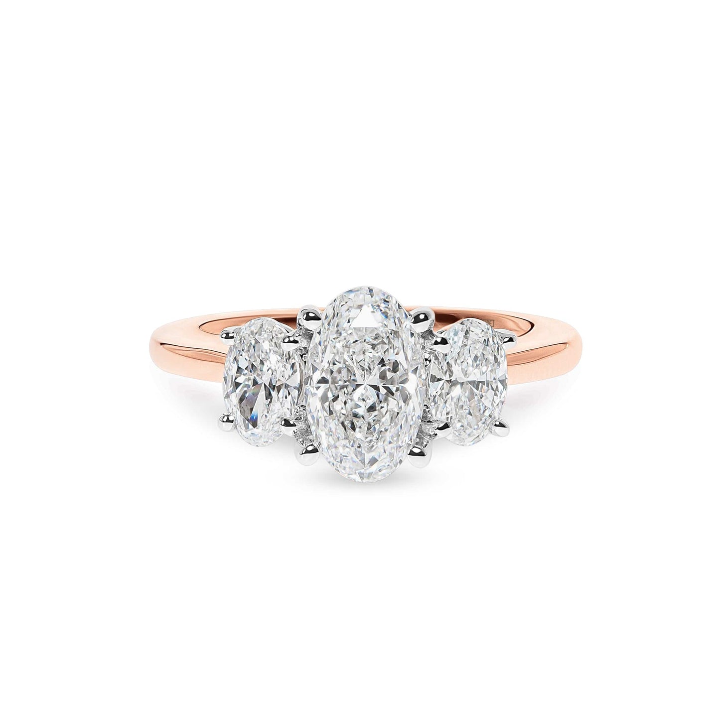 Kendall Oval Pave Diamond Hidden Halo
