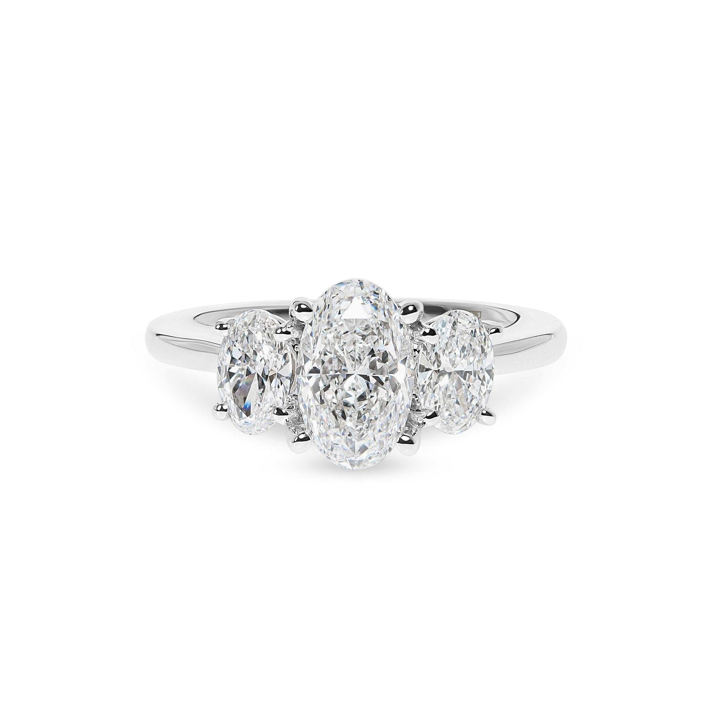 Kendall Oval Pave Diamond Hidden Halo