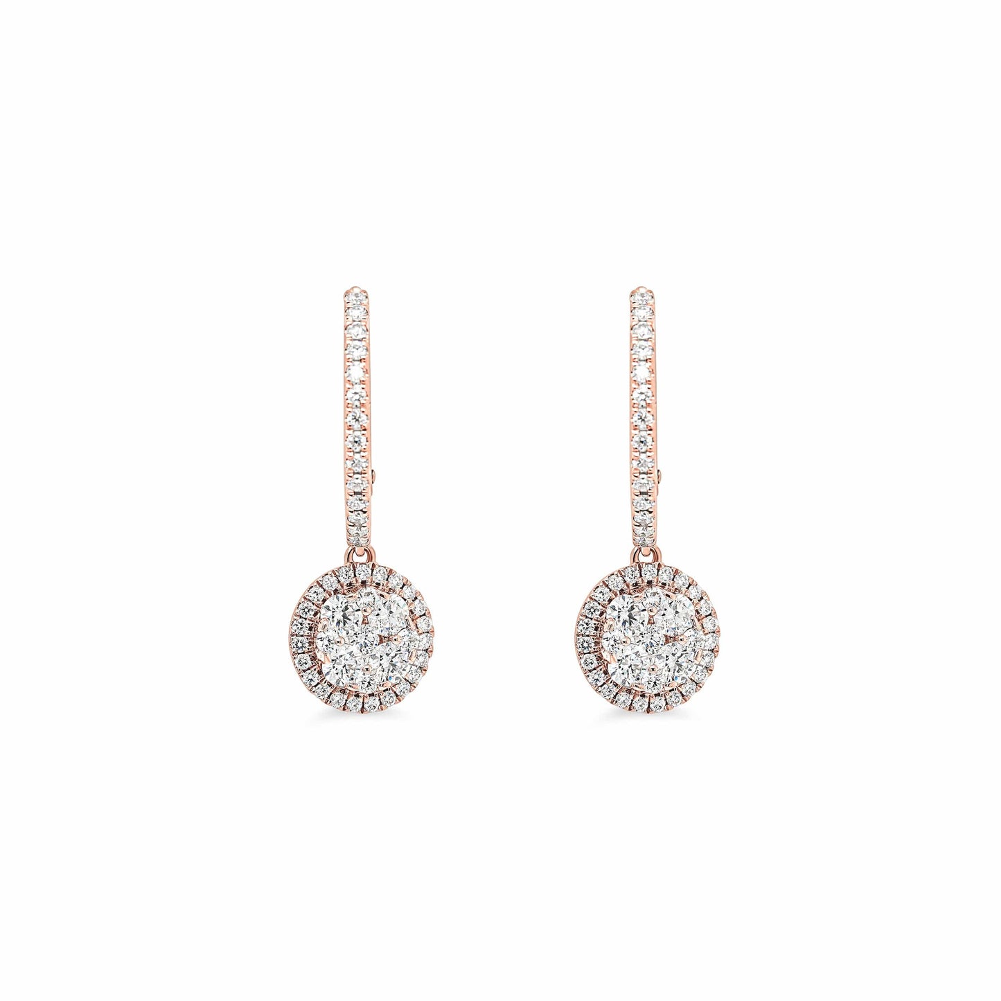 Orbit Diamond Drop Earrings