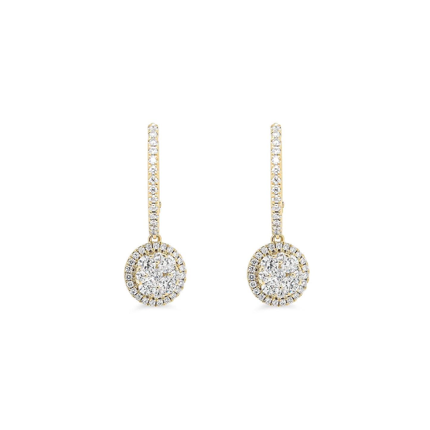 Orbit Diamond Drop Earrings