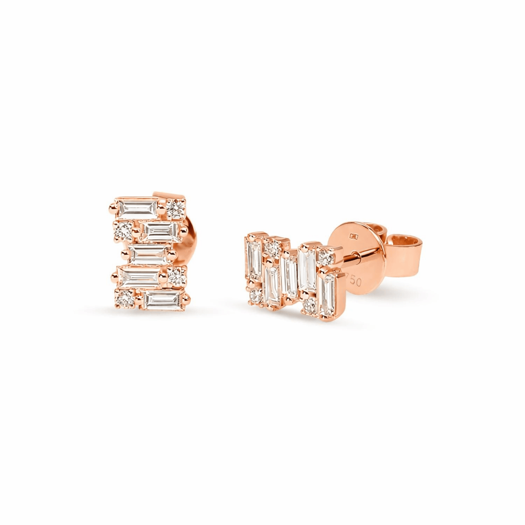 Baguette Diamond Earrings