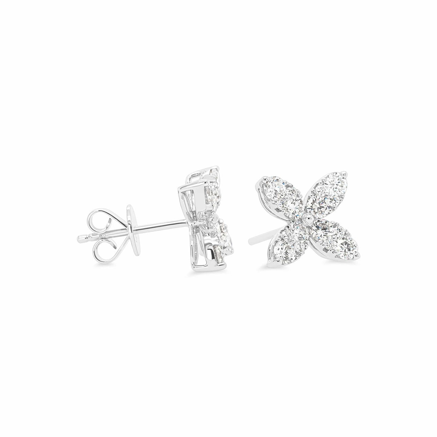 Cluster Marquise Flora Earrings (L)