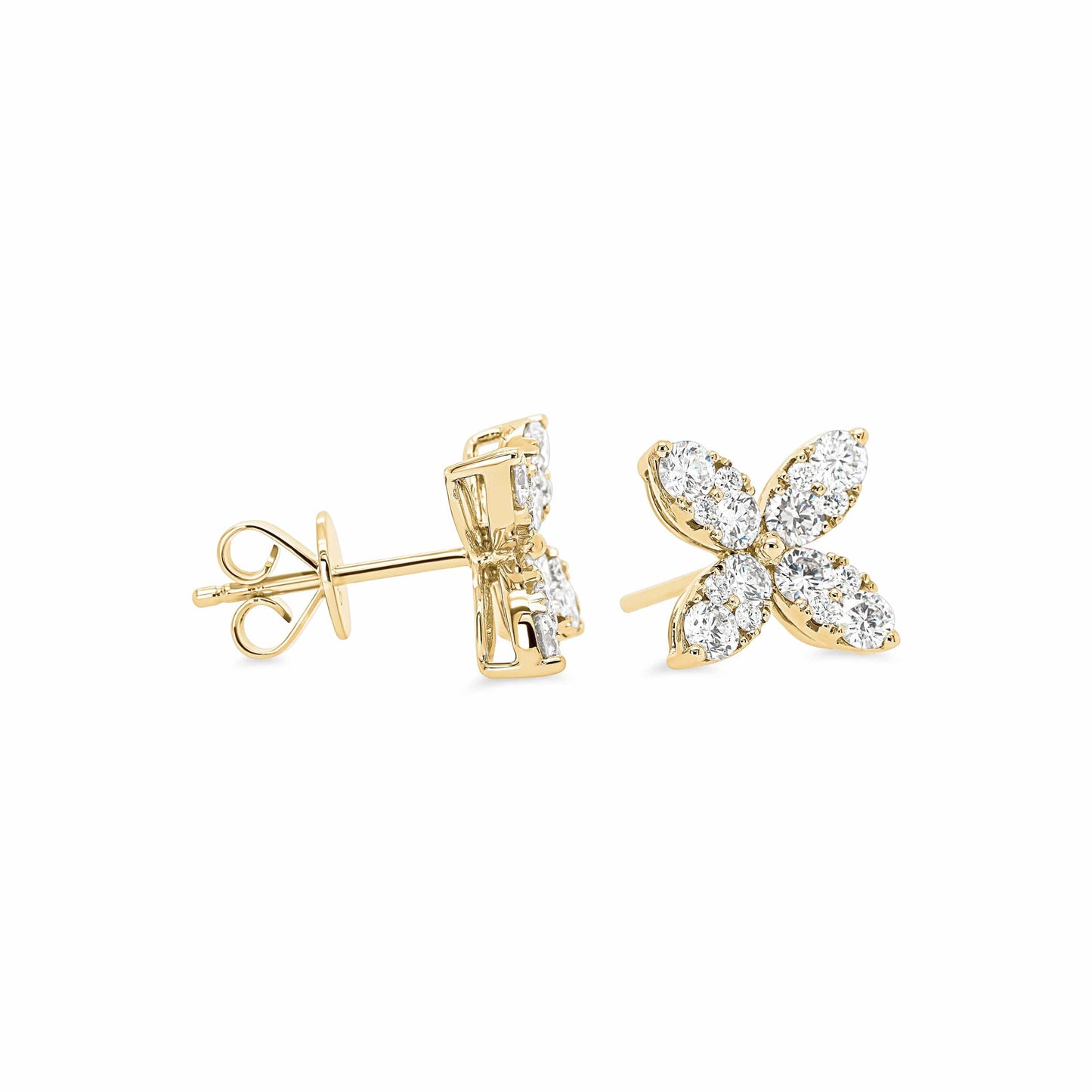 Cluster Marquise Flora Earrings (M)