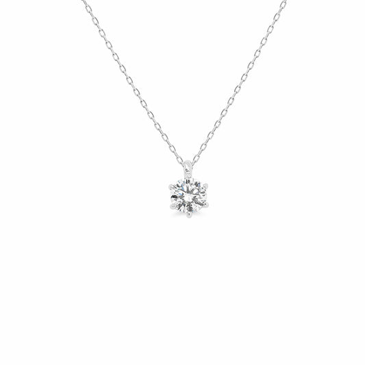 IGI Certified 0.60ct Round Lab Diamond Pendant