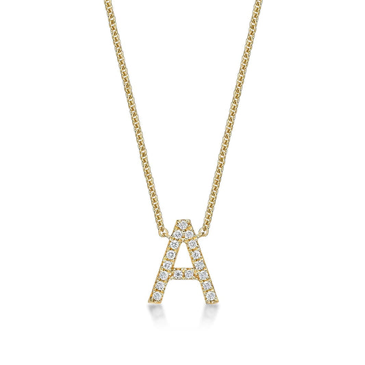 Diamond Initial Necklace (3 sizes)