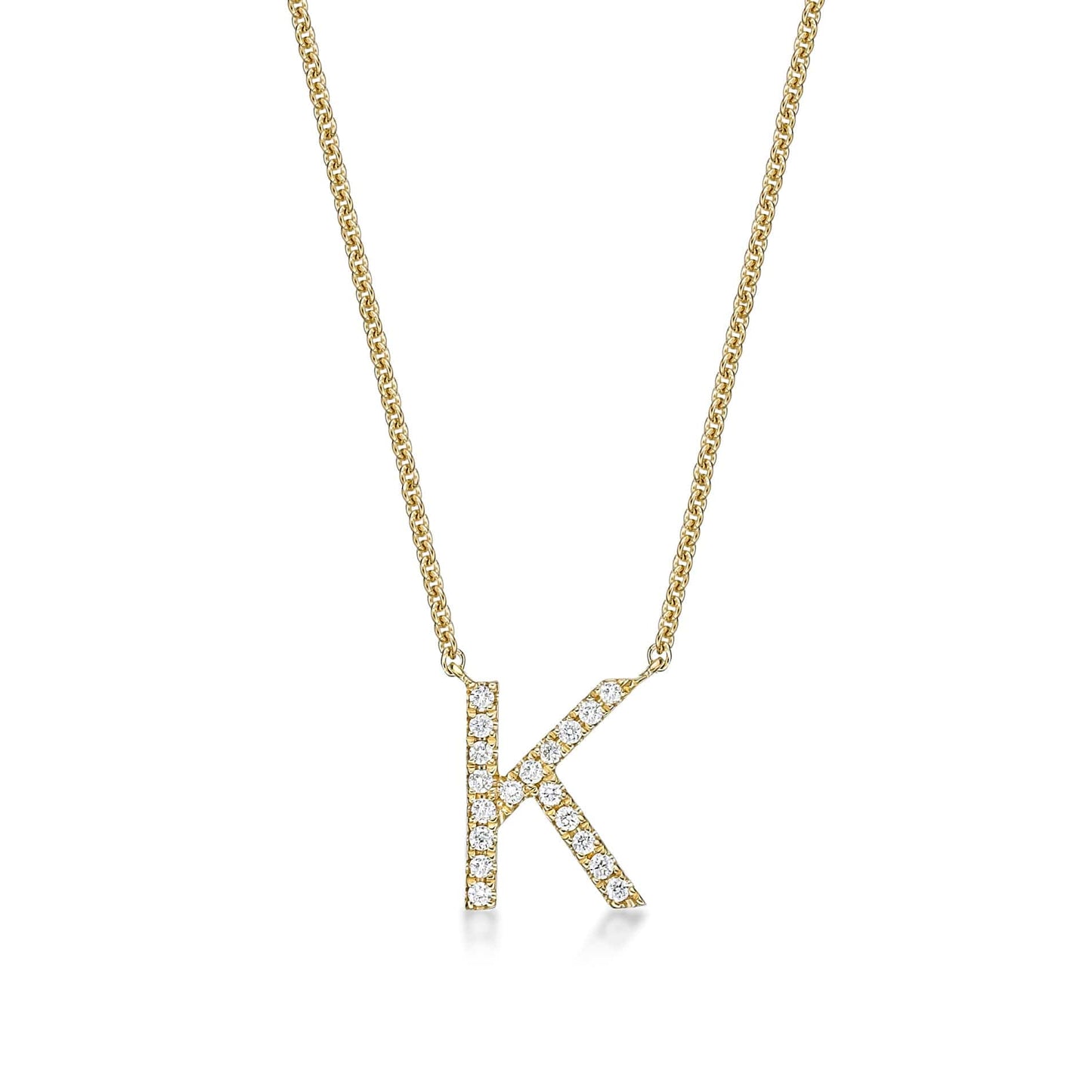 Diamond Initial Necklace (3 sizes)