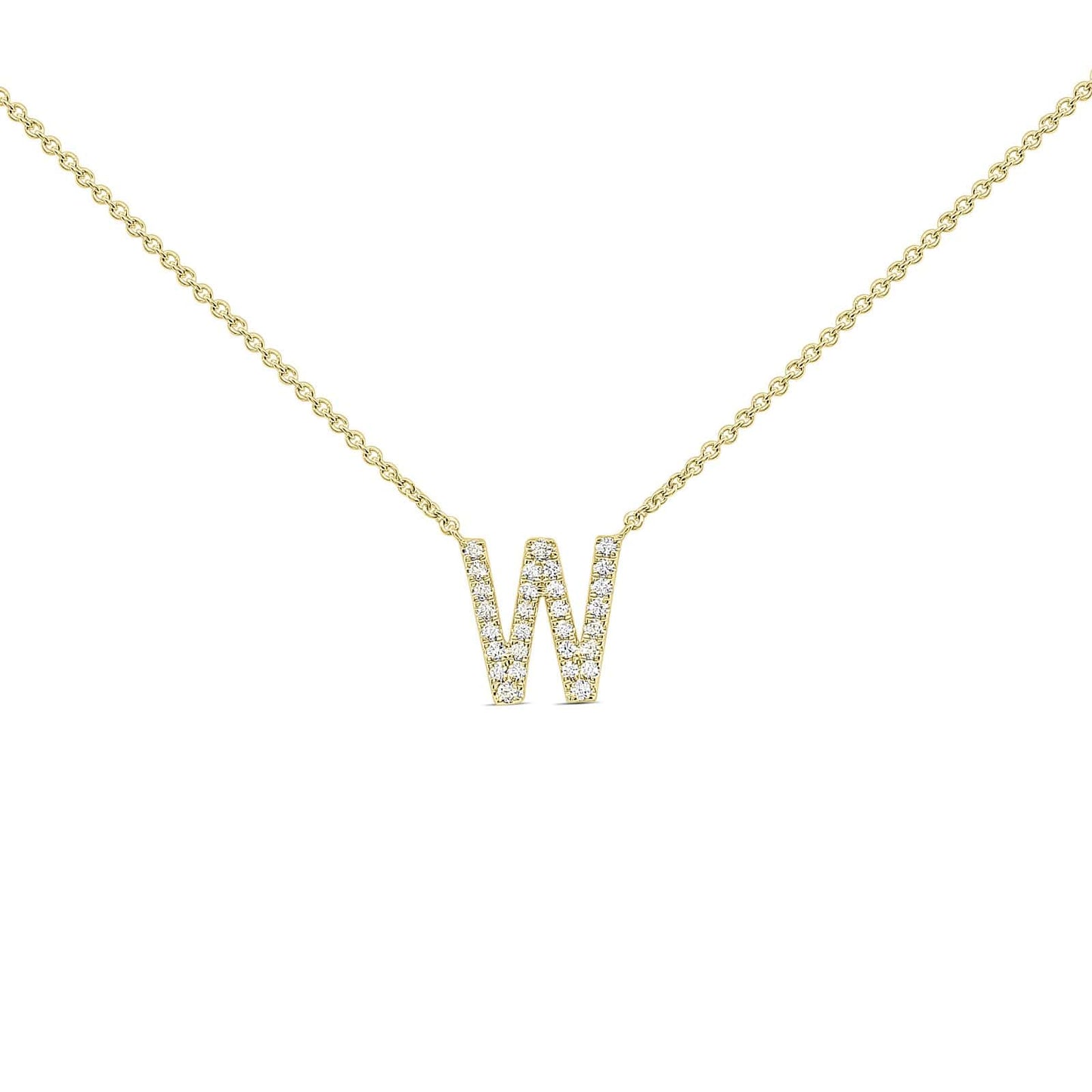 Diamond Initial Necklace (3 sizes)