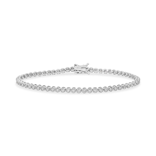 2ct Blossom Tennis Bracelet