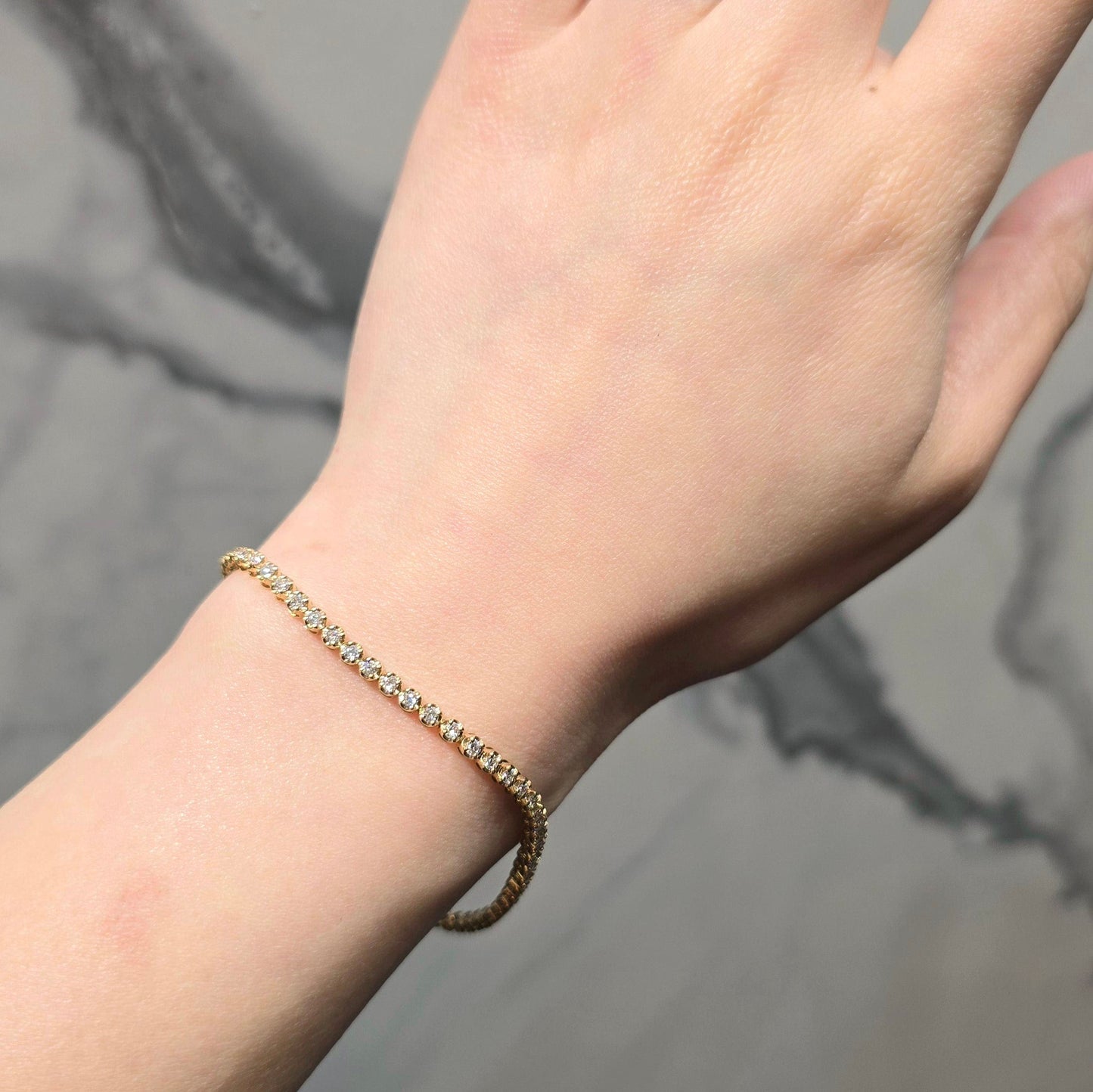 2ct Blossom Tennis Bracelet