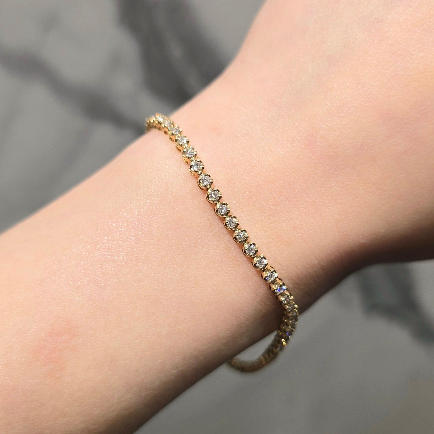 2ct Blossom Tennis Bracelet
