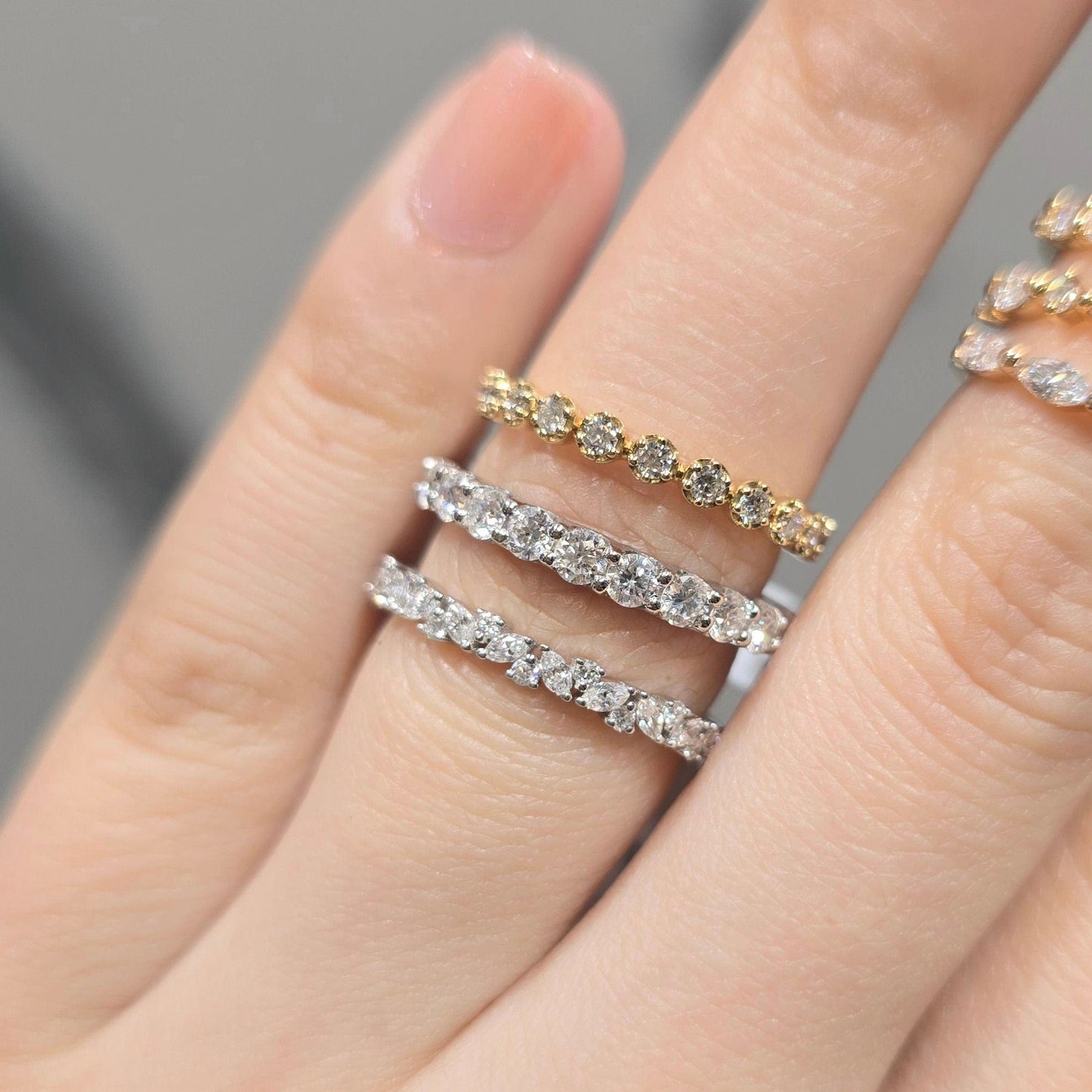 Blossom Diamond Wedding Band
