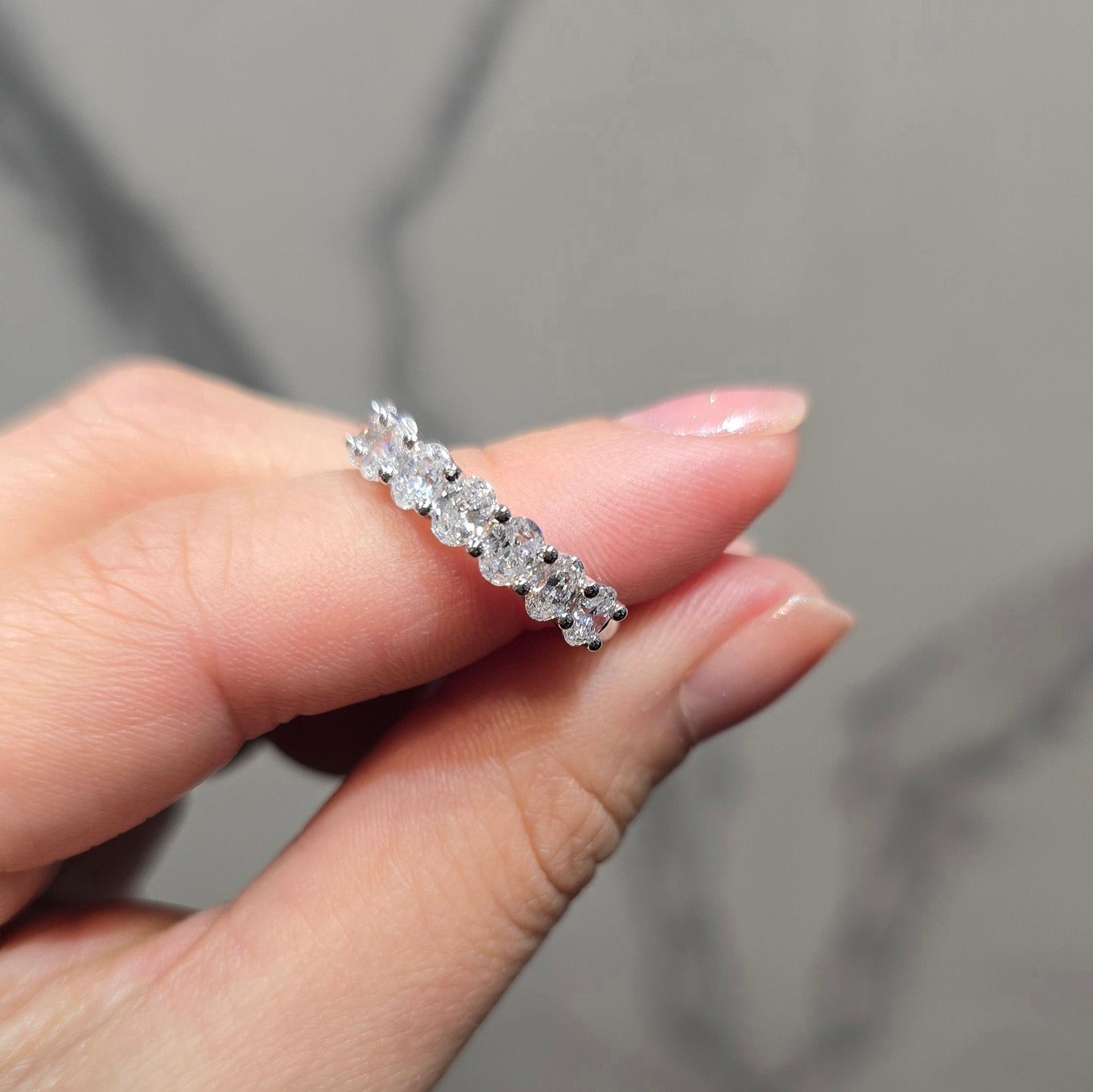 Oval Basket Wedding Band (L)