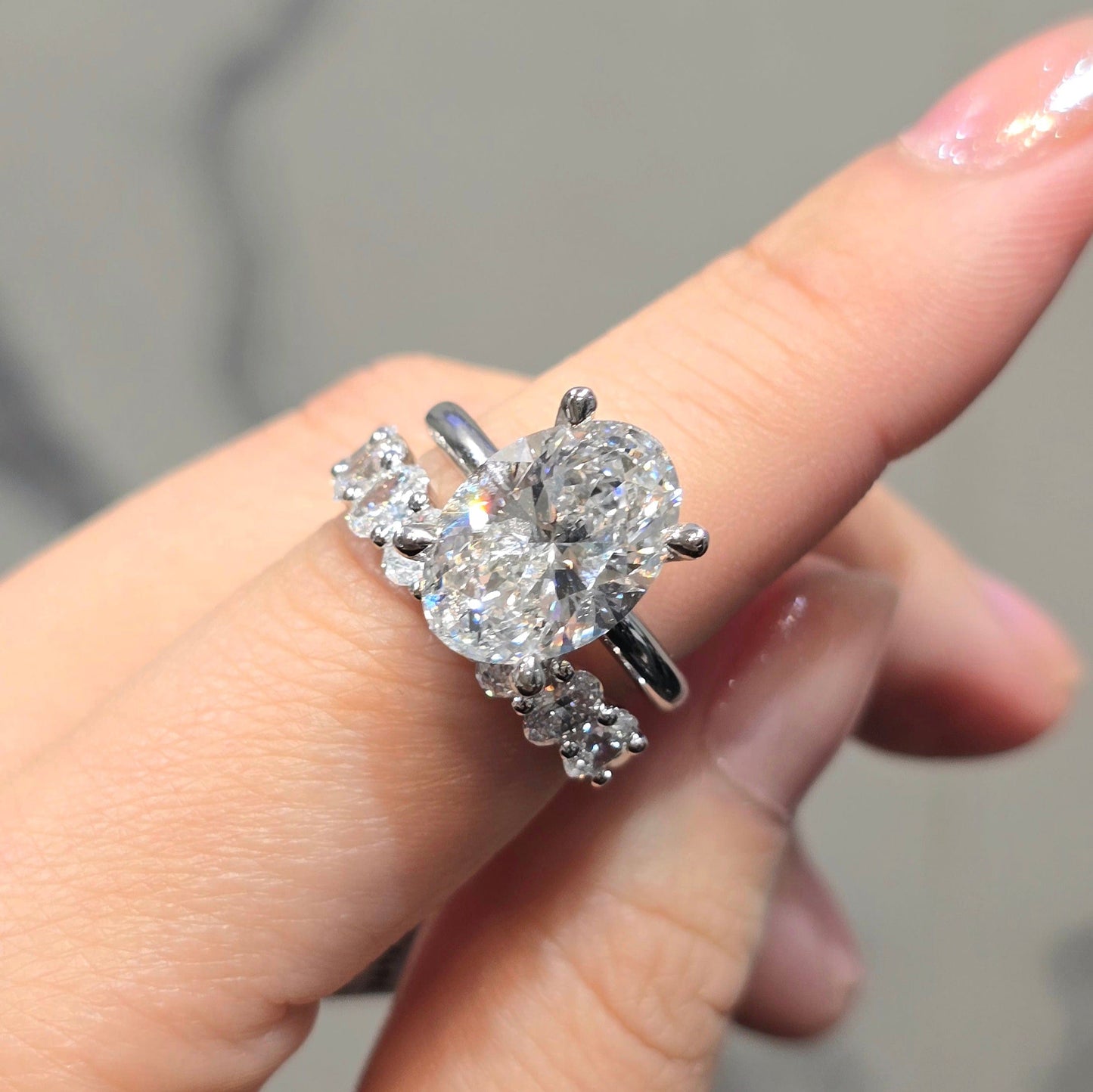 Oval Basket Wedding Band (L)
