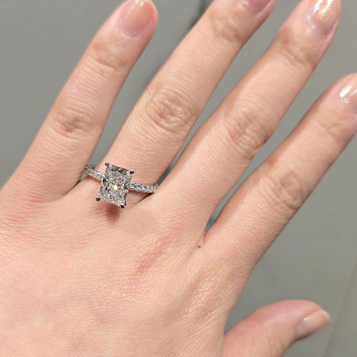 Celeste Radiant Cut Engagement Ring