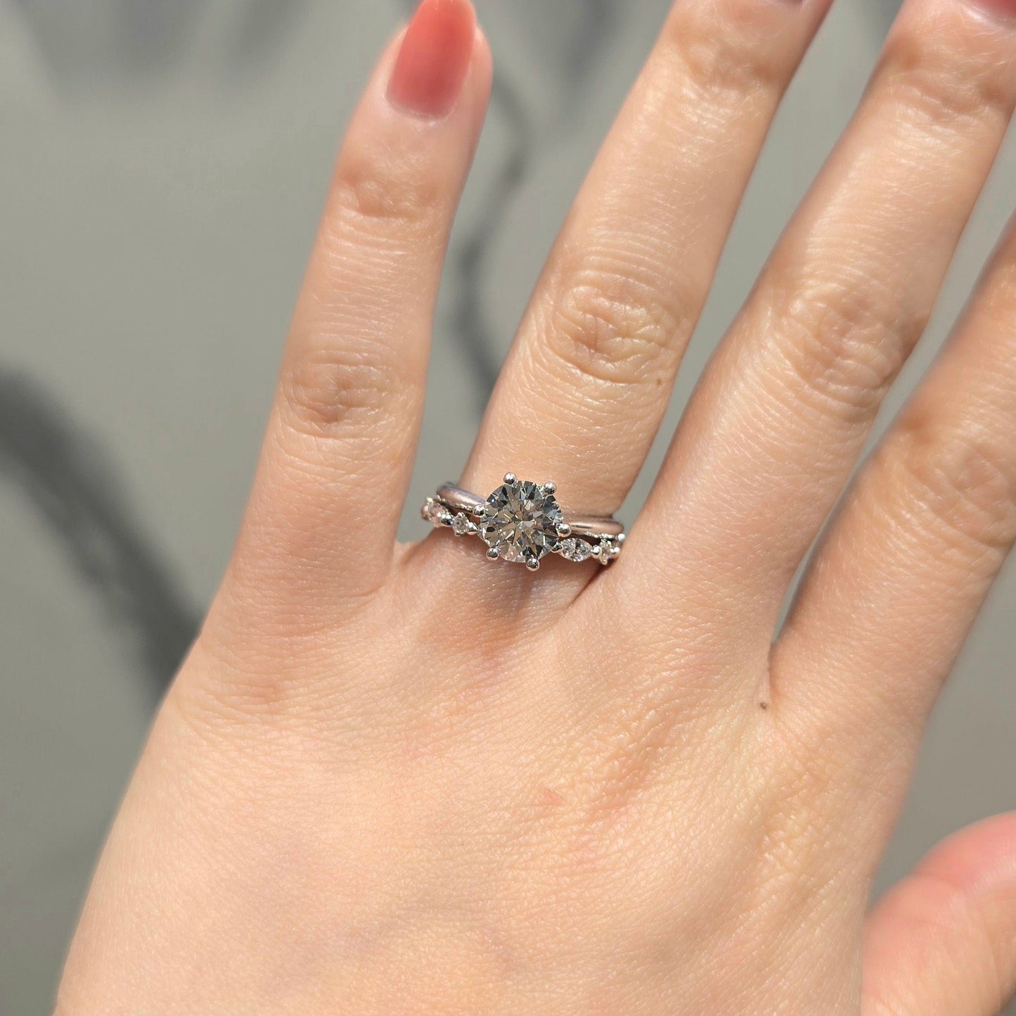 Amore Star Marquise & Round Diamond Wedding Band