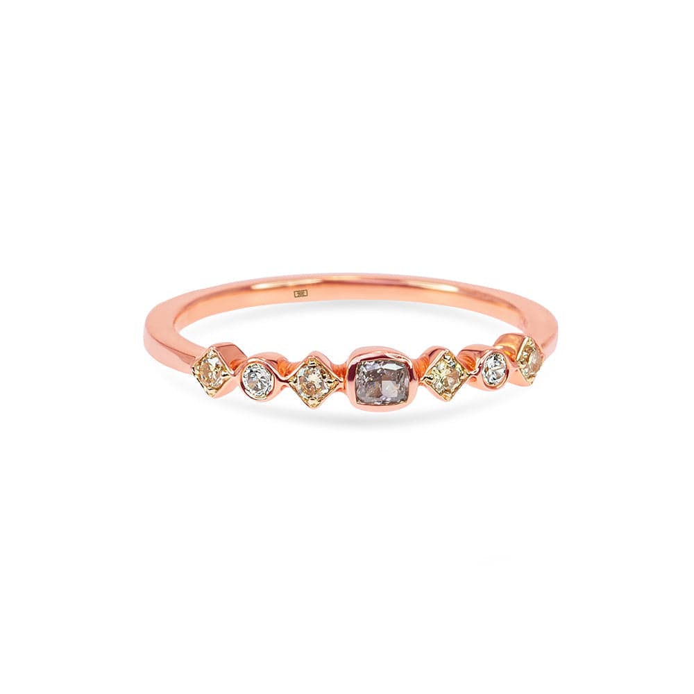 Pink Diamond Rose Gold Ring