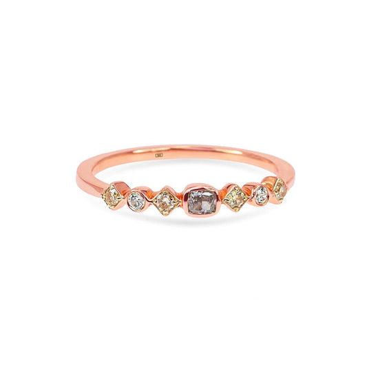 Pink Diamond Rose Gold Ring