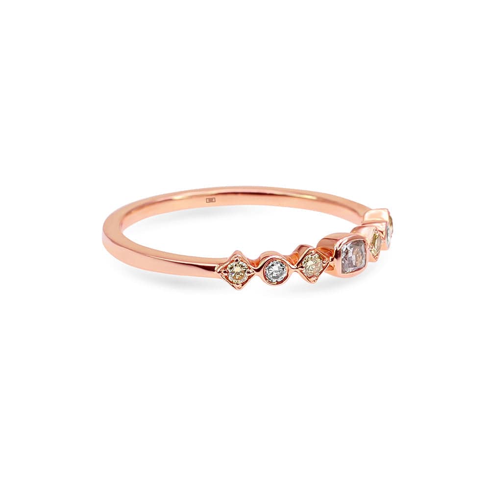 Pink Diamond Rose Gold Ring