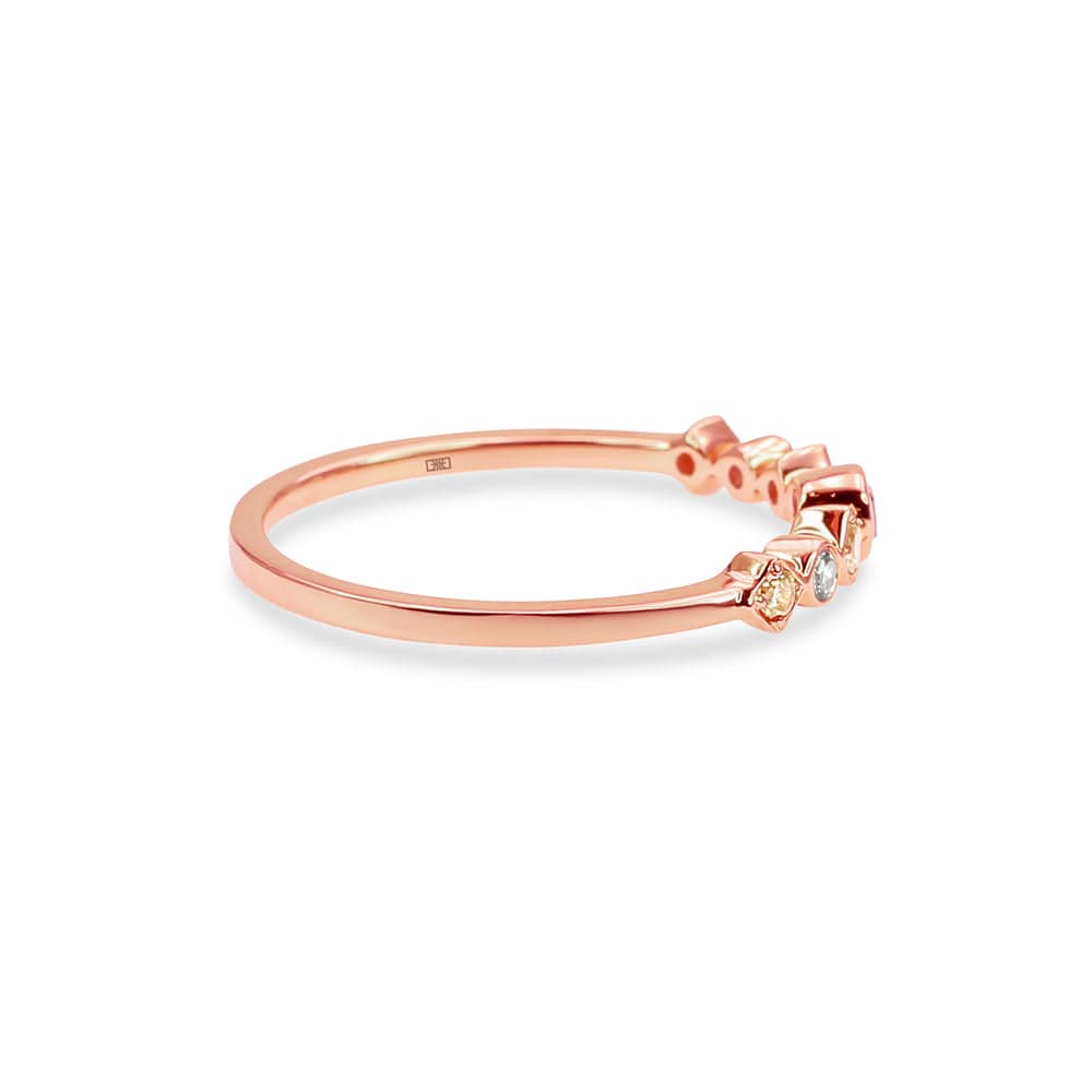 Pink Diamond Rose Gold Ring