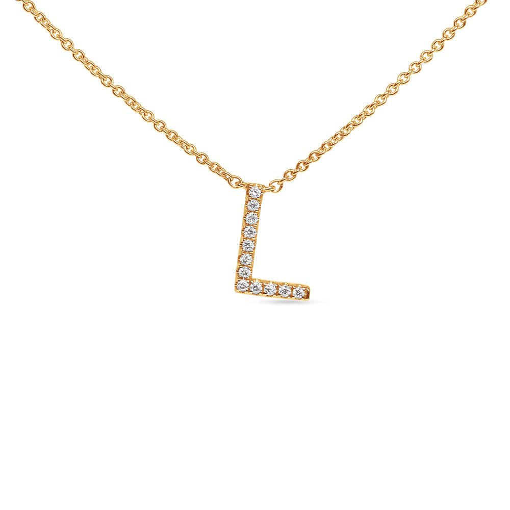 Diamond Initial Necklace (3 sizes)