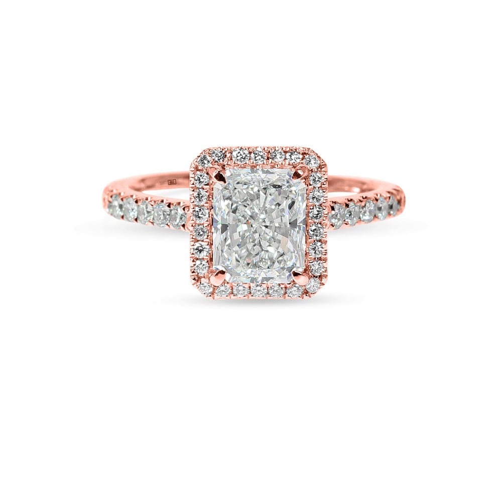 Tangier Radiant Cut Halo Engagement Ring