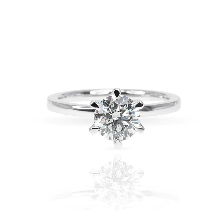 Round Cut Engagement Rings