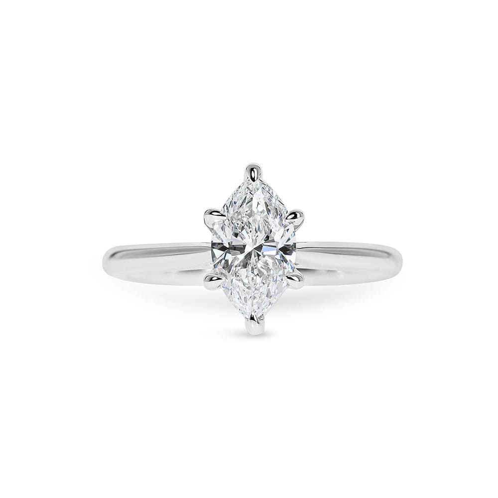 Lab Grown Marquise Engagement Rings