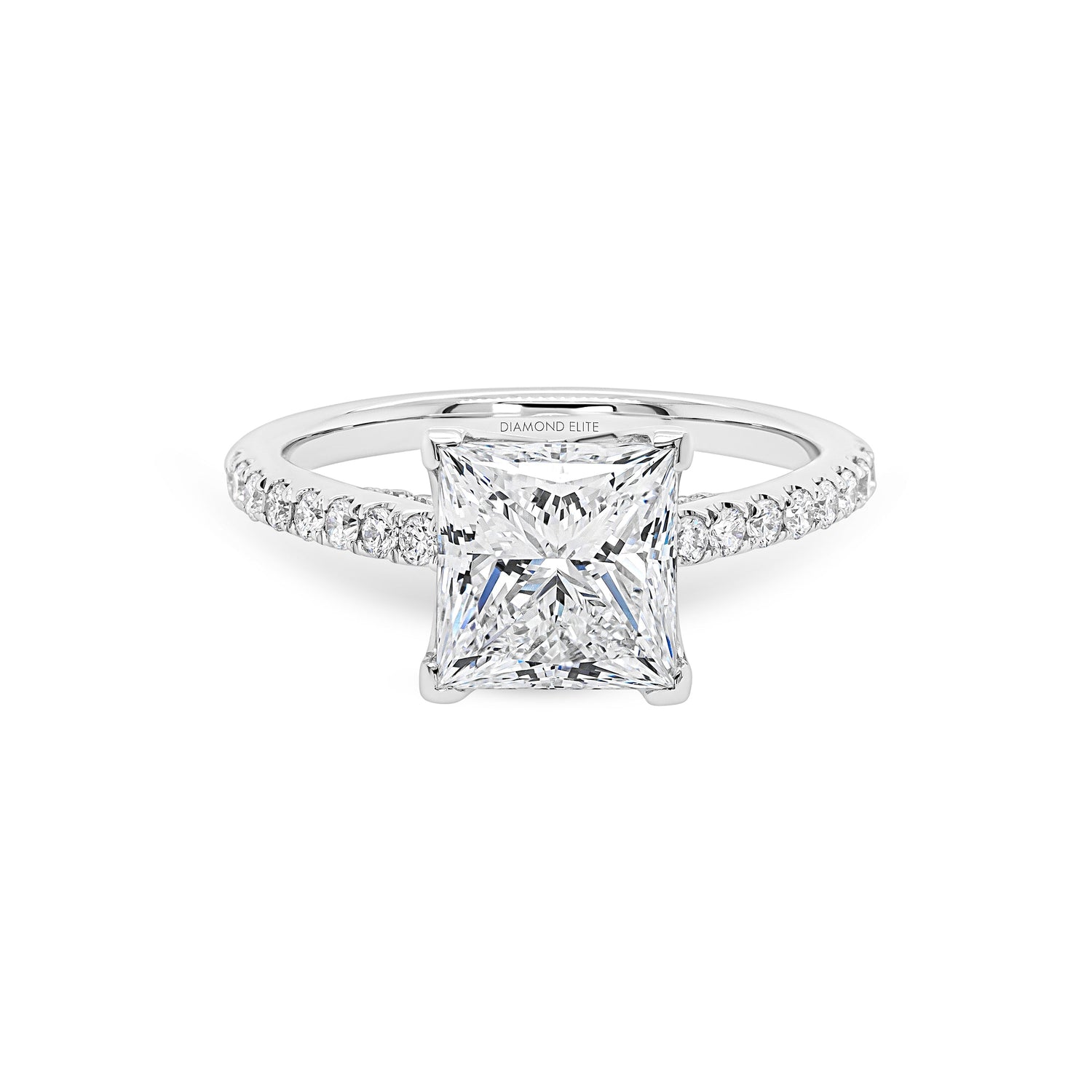 Natural Princess Engagement Rings