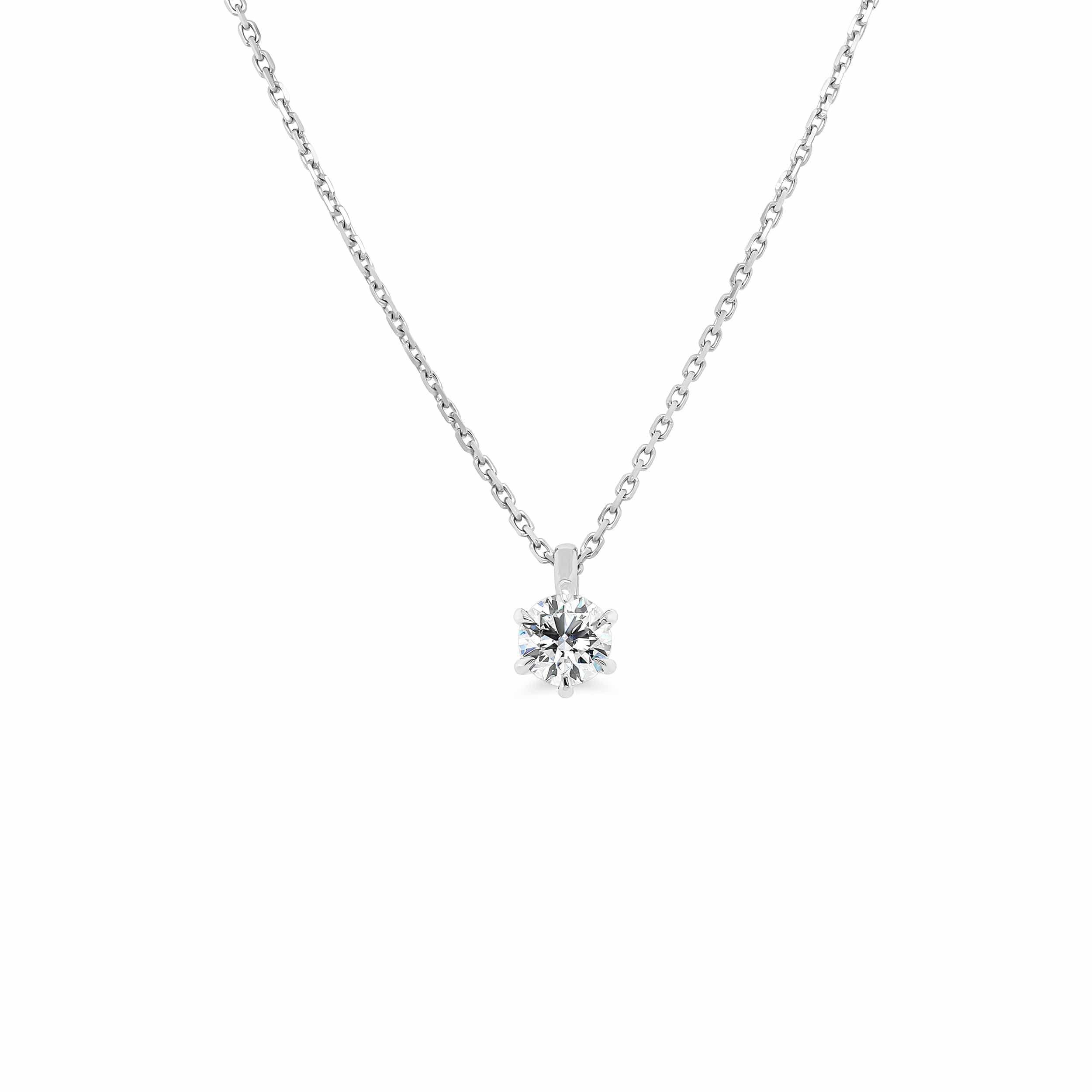 IGI Certified 0.30ct Round Brilliant Pendant