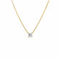 0.30ct Round Lab Grown Diamond Necklace Fixed Chain