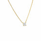 0.40ct Round Lab Grown Diamond Necklace Fixed Chain