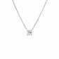 0.50ct Round Lab Grown Diamond Necklace Fixed Chain