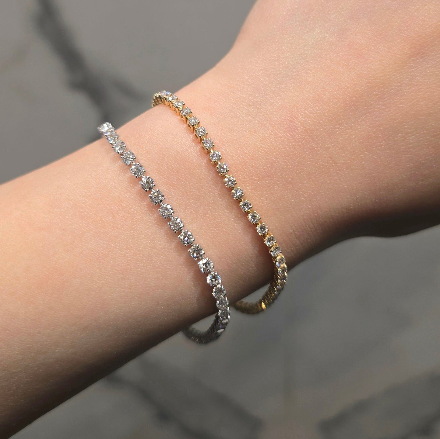 2.66ct Lab Grown Tennis Bracelet