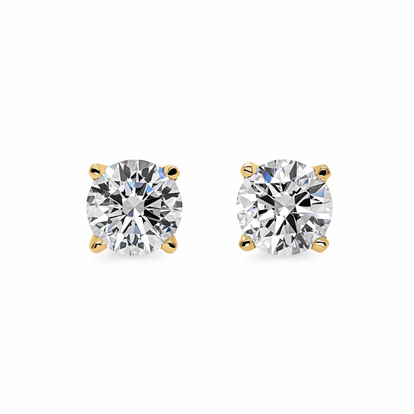 Lotus Flower Diamond Studs (0.30 - 2.50ct)