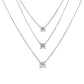 0.30ct Round Lab Grown Diamond Necklace Fixed Chain