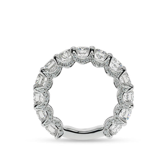 Lab Grown Chelsea U-shape Diamond Wedding Band