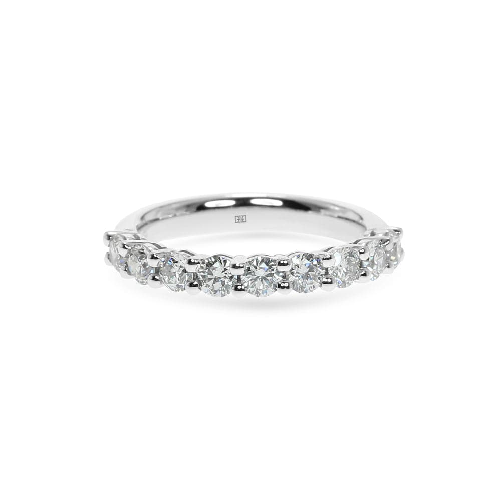 Lab Grown Sierra Classic 0.05ct Round Basket Wedding Band