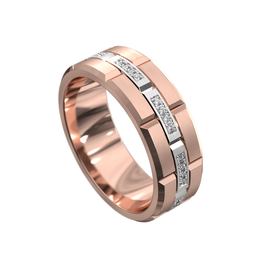 Memphis Chain Link Two Tone (Rose)